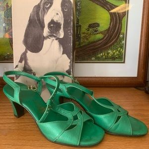 Vintage Hush Puppies Heels Sandal original Box USA